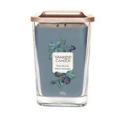 Yankee Candle Aromatická sviečka veľká hranatá Dark Berries 552 g