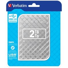 VERBATIM Externí pevný disk 2,5&quot; Store &apos;n&apos; Go GEN2 2TB, USB 3.0 - stříbrný (53198)