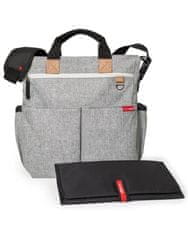 Skip hop Taška prebaľovacia Duo Signature grey melange