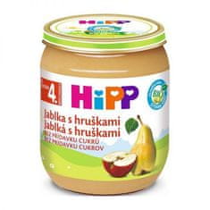 HiPP BIO Jablká s hruškami od uk. 4. mesiace, 125 g