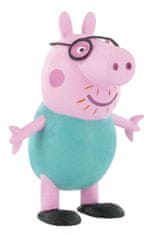 Hollywood Figúrka Papa s okuliarmi - Prasiatko Peppa - 6 cm