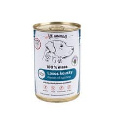 All animals Kúsky lososa 400 g