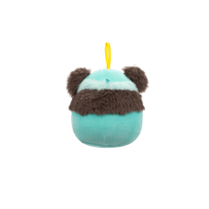 SQUISHMALLOWS Vianočná ozdoba Yetti v zimnej kombinéze - Rilo, 10 cm