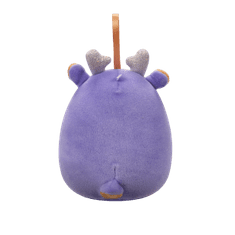 SQUISHMALLOWS Vianočná ozdoba Sob s trblietavými parohmi - Jaida, 10 cm