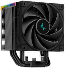 DEEPCOOL chladič AK500 Digital / 120mm fan / 5x heatpipes / PWM / pre Intel aj AMD / RGB / čierny