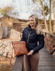 Vuch Dámska crossbody kabelka Prisco Brown