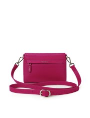 Vuch Dámska kožená crossbody kabelka Leyra Wine