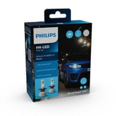 Philips Philips LED H4 12V 18W Ultinon Pro6000 Boost 5800K plus 300% homologácia Nemecko 2ks 11342U60BX2