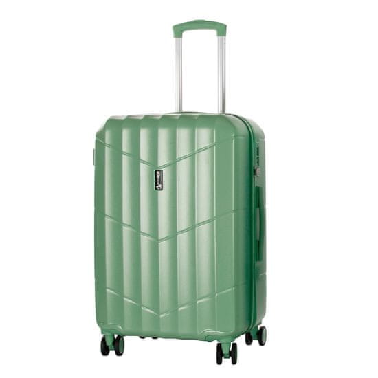 Aga Travel Cestovný kufor 77x48x30 cm MR4669 Zelený