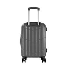 Aga Travel Cestovný kufor 66x43x25cm MR4669 Sivý