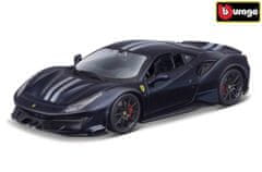 1:24 Ferrari TOP 488 Pista Blue/silver stripe