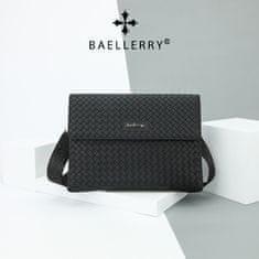 IZMAEL Pánska Crossbody Taška Baellerry Malvin-Čierna KP35566