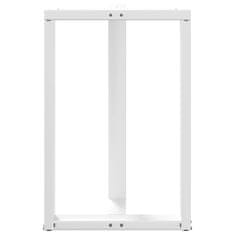 Vidaxl Nohy barového stola v tvare T 2 ks biela 60x35x(90-91) cm