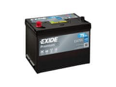 Exide Premium 75Ah Autobatéria , 12V , 630A - ĽAVÁ !!! EA755