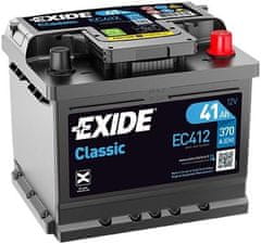 Exide Classic 41Ah Autobatéria 12V , 370A , EC412