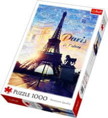 Paríž za úsvitu: 1000 dielikov puzzle