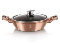 Berlingerhaus Pekáč okrúhly s mramorovým povrchom a pokrievkou 28 cm Rosegold Metallic Line BH-1519