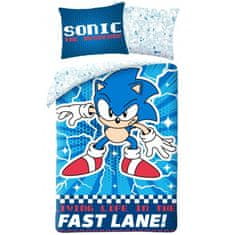 Halantex Súprava posteľnej bielizne Ježko Sonic - Fast lane