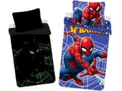 Jerry Fabrics Svietiace posteľné obliečky Spiderman