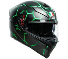 AGV Helma na moto K5 MULTI MPLK VULCANUM GREEN vel. XS