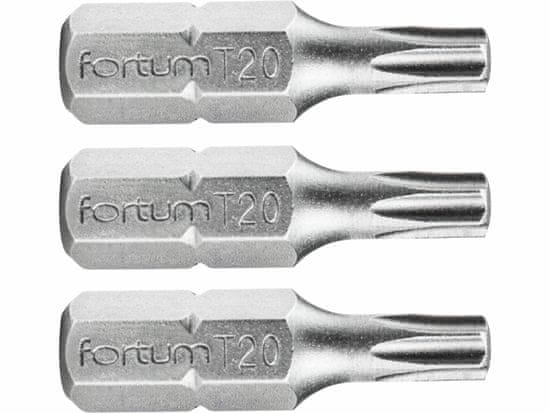 Fortum Bit torx 3ks, T 20x25mm, S2, FORTUM