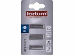 Fortum Bit imbus 3ks, H 6x25mm, S2, FORTUM