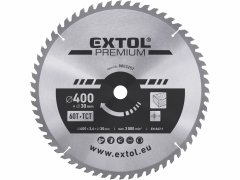 Extol Premium Kotúč pílový s SK plátkami, Ø400x3,8x30mm, 60z, EXTOL PREMIUM