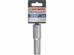 Fortum Kľúč nástrčný predĺžený, 12mm, 1/2”, FORTUM