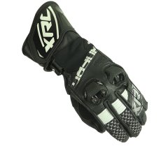 XRC Rukavice na moto HADERG RACE BLK/BLK/WHT vel. L