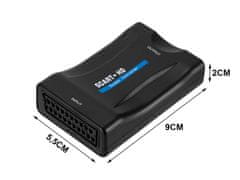 Verk 06292 Adaptér - prevodník SCART-HDMI AV EURO FULL HD