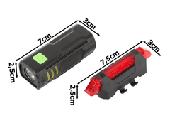 Verk 08355 Sada LED svetiel pre bicykel