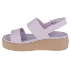 Crocs Sandále fialová 38 EU Brooklyn Low Wedge