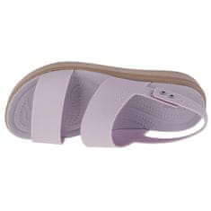 Crocs Sandále fialová 38 EU Brooklyn Low Wedge