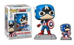 Funko Pop! Zberateľská figúrka Avengers Captain America with Pin 1290