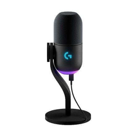 Logitech Mikrofon Yeti GX RGB s LIGHTSYNC - černý