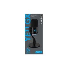 Logitech Mikrofon Yeti GX RGB s LIGHTSYNC - černý