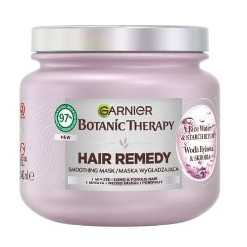 shumee Botanic Therapy uhladzujúca maska pre dlhé a porézne vlasy Ryžová voda a škrob 340 ml