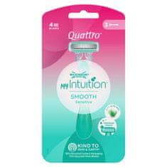 shumee My Intuition Quattro Smooth Sensitive jednorazové holiace strojčeky pre ženy 3 ks