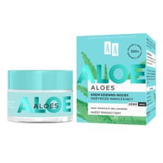 shumee Aloe 100% extrakt z aloe vera vyživujúci a hydratačný denný a nočný krém 50 ml