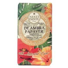 shumee De Ambra Papaver Sapone prírodné toaletné mydlo Czerwony Mak 250g