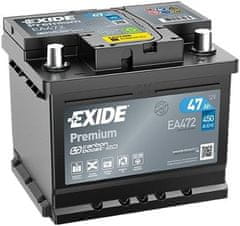 Exide Premium 47Ah Autobatéria 12V , 450A , EA472