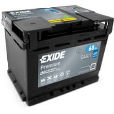 Exide Premium 60Ah Autobatéria 12V , 600A , EA601 - Ľavá !!! EA601