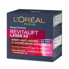 Vidaxl Revitalift Laser X3 trojitý nočný krém proti starnutiu 50ml