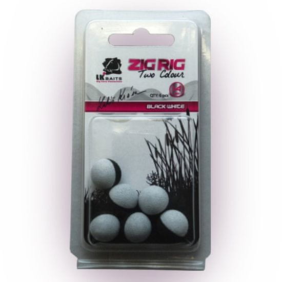 Lk Baits ZIG RIG Pop-Up 14 mm - Black/White