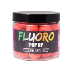 Lk Baits Pop Up Fluoro Boilies Wild Strawberry 18mm 200ml