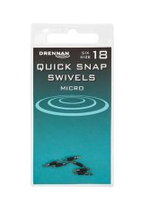 Drennan rýchlovýmenný obratlík Quick Snap Swivels veľ. 18