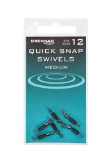 Drennan rýchlovýmenný obratlík Quick Snap Swivels veľ. 12