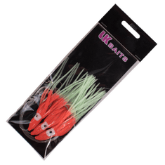 Lk Baits náväzec Chobotnice 8/0 12cm Lumino Red/Červený