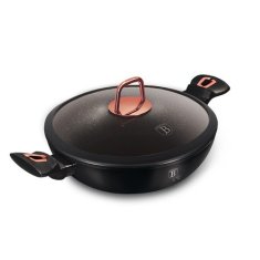 Berlingerhaus Panvica WOK s pokrievkou BH-7112 30 cm Black Rose Collection