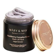 MÁRY & MAY Rozjasňujúca pleťová maska Blackberry Complex Glow (Wash Off Pack) 125 g